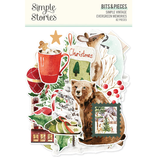 Simple Vintage Evergreen Memories . Bits & Pieces