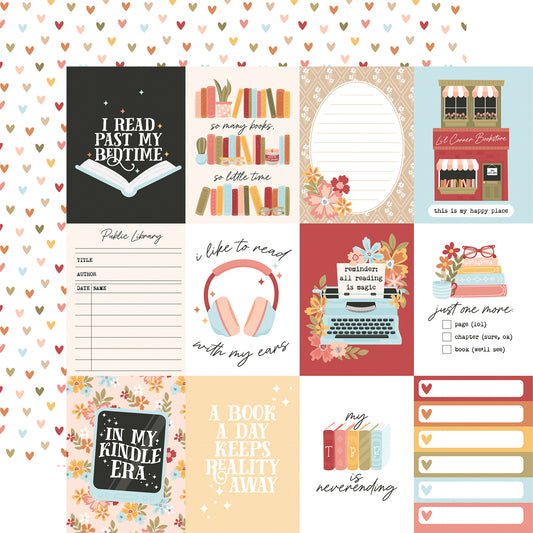 Bookish . 3x4 Journaling Cards