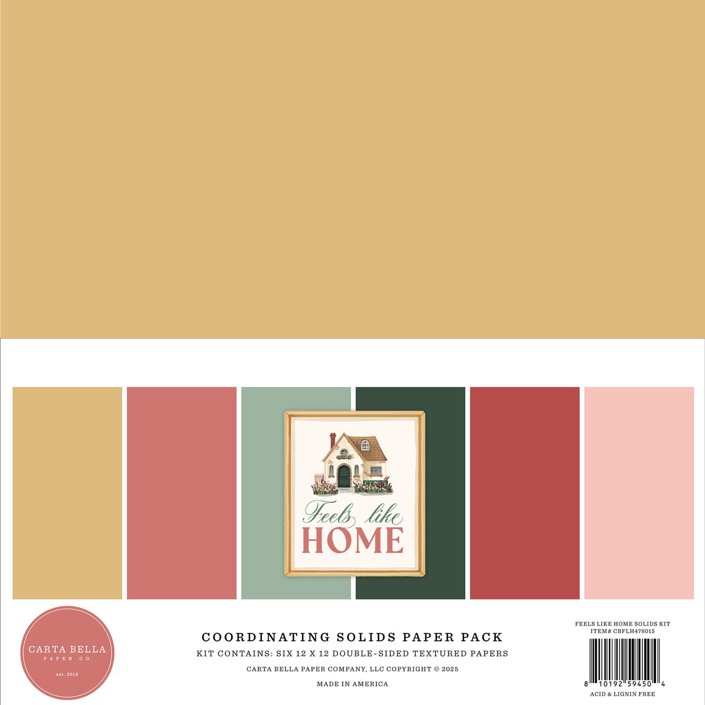 Feels Like Home . Coordinating Solids Paper Pack