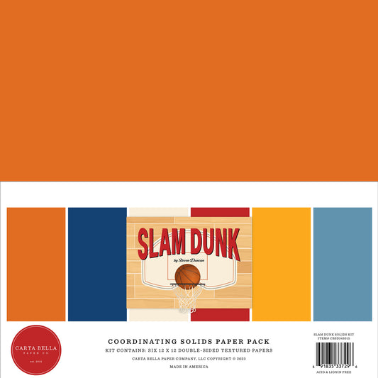 Slam Dunk . Coordinating Solids Paper Packs