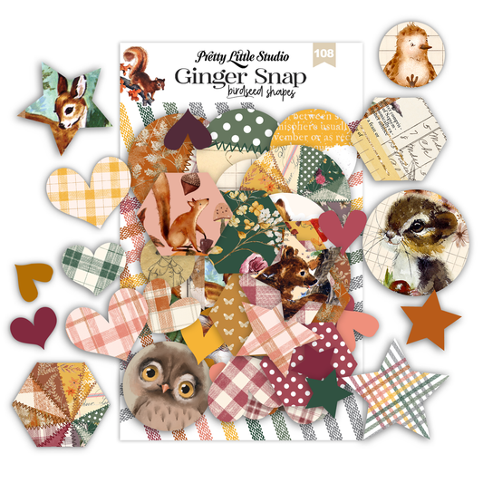 Ginger Snap . Birdseed Shapes Die-Cuts