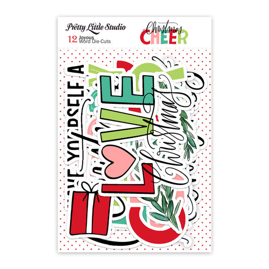 Christmas Cheer . Joyous Word Die-Cuts