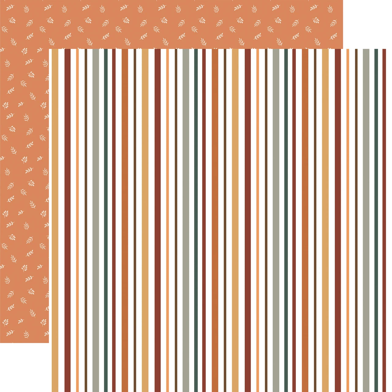 Feels Like Fall . Pumpkin Spice Stripes