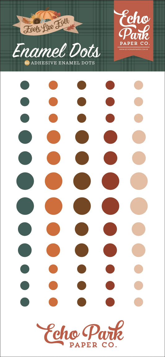 Feels Like Fall . Enamel Dots