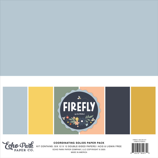 Firefly . Coordinating Solids Paper Pack