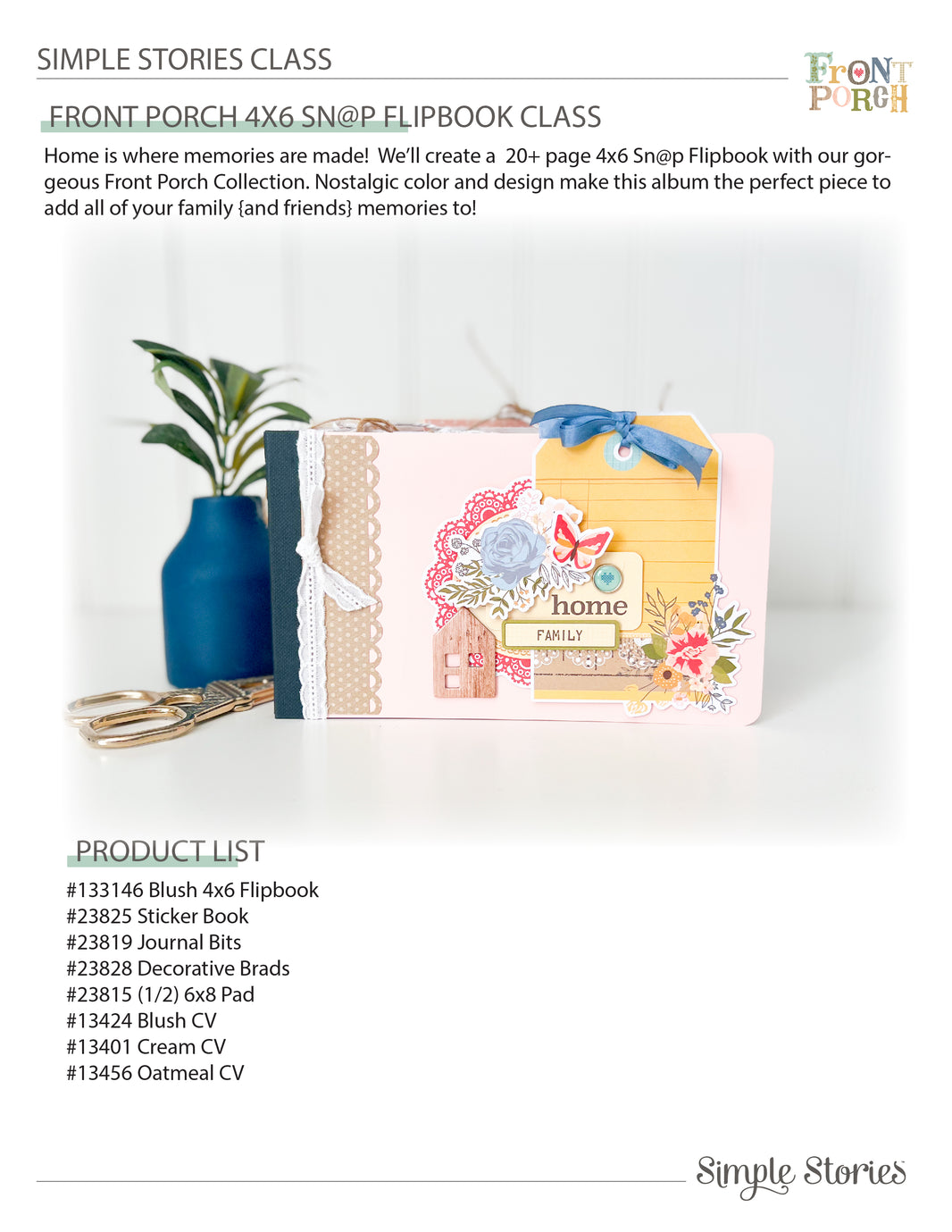 Front Porch – Custom Scrapbook Design