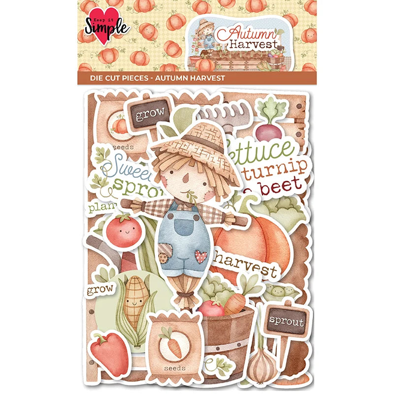 Autumn Harvest . Die Cut Pieces