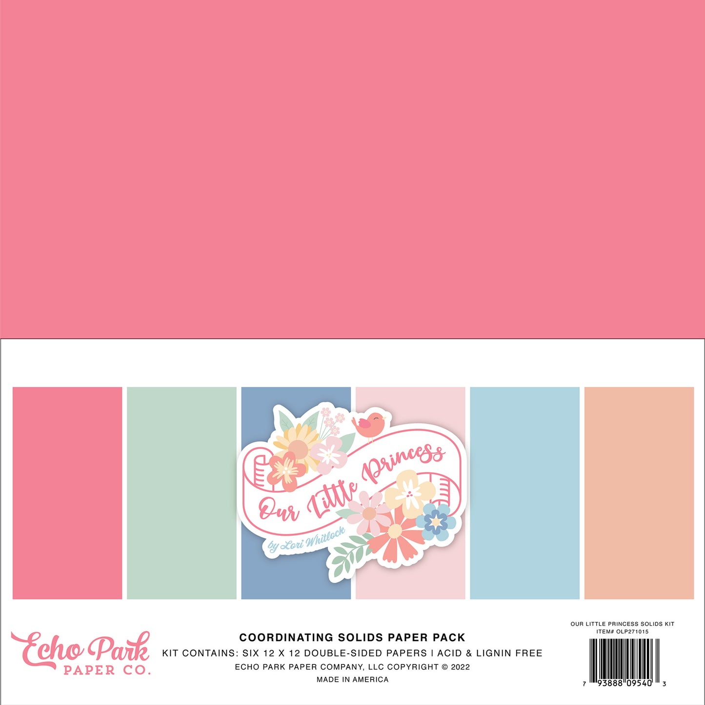 Our Little Princess . Coordinating Solids Paper Pack