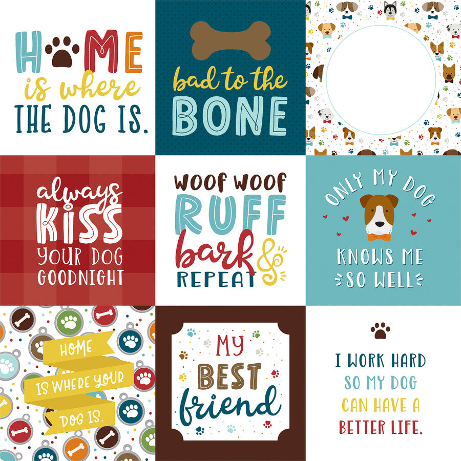 My Dog . 4x4 Journaling Cards