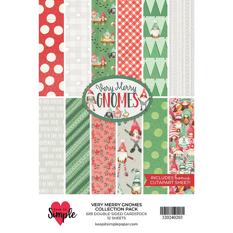 Very Merry Gnomes . 6x9 Collection Pack