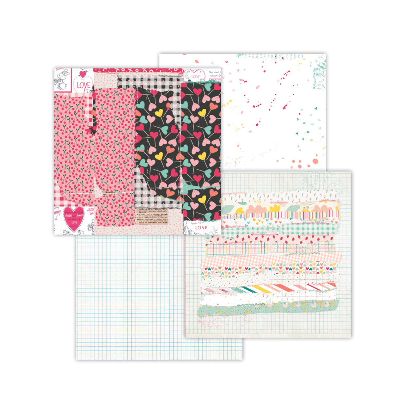 Love is Kind . 12 x 12 Mixed Paper Pack