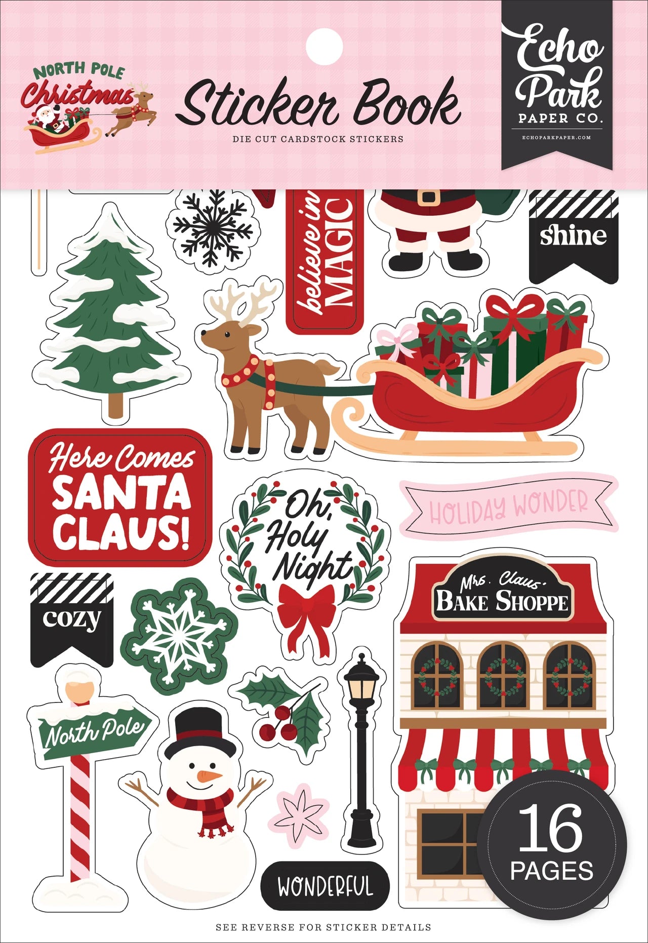 North Pole Christmas . Sticker Book