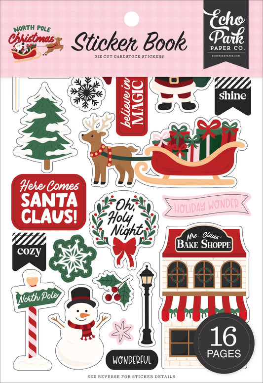 North Pole Christmas . Sticker Book