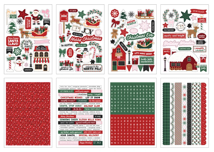 North Pole Christmas . Sticker Book