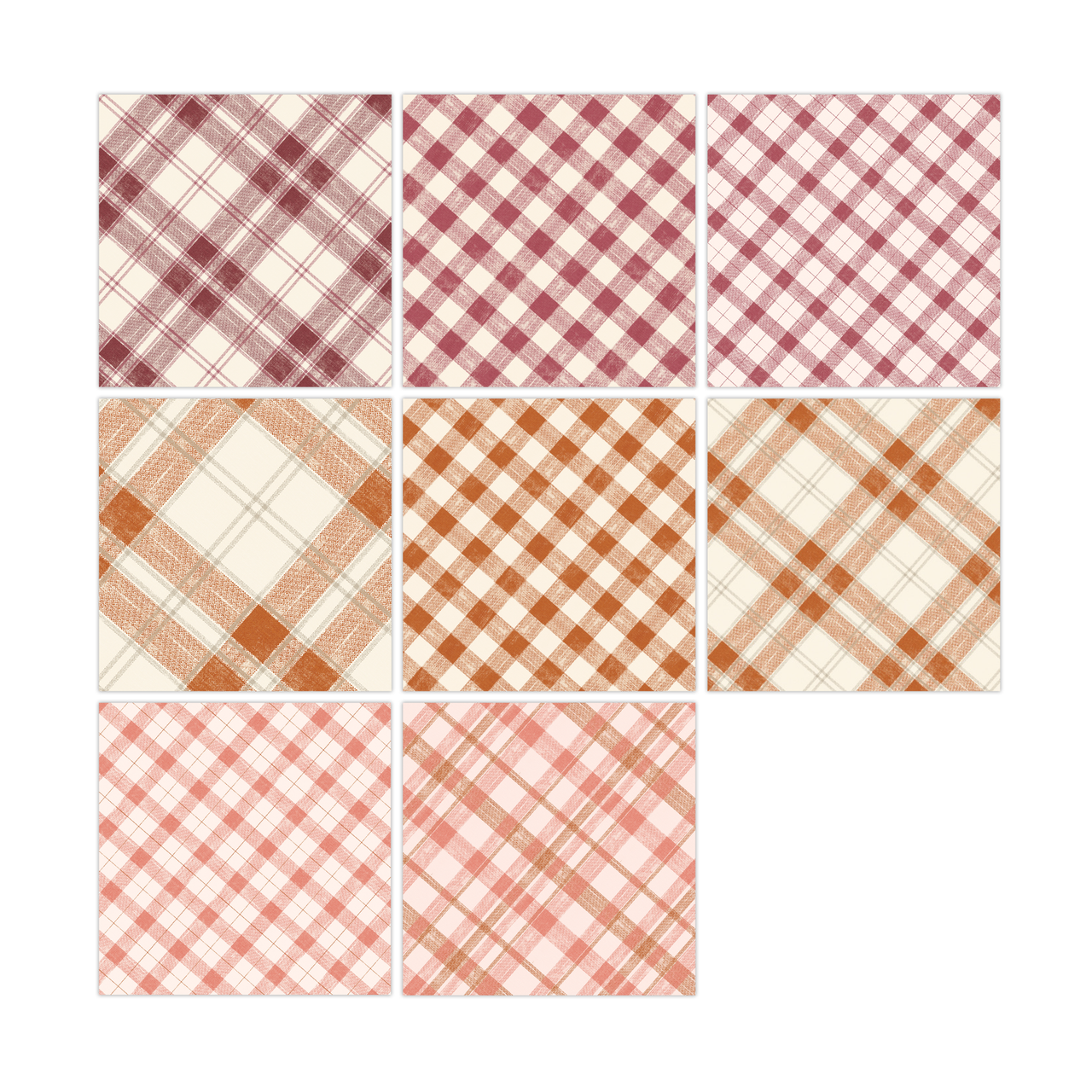 Ginger Snap . Plaid 6x6 Paper Pack
