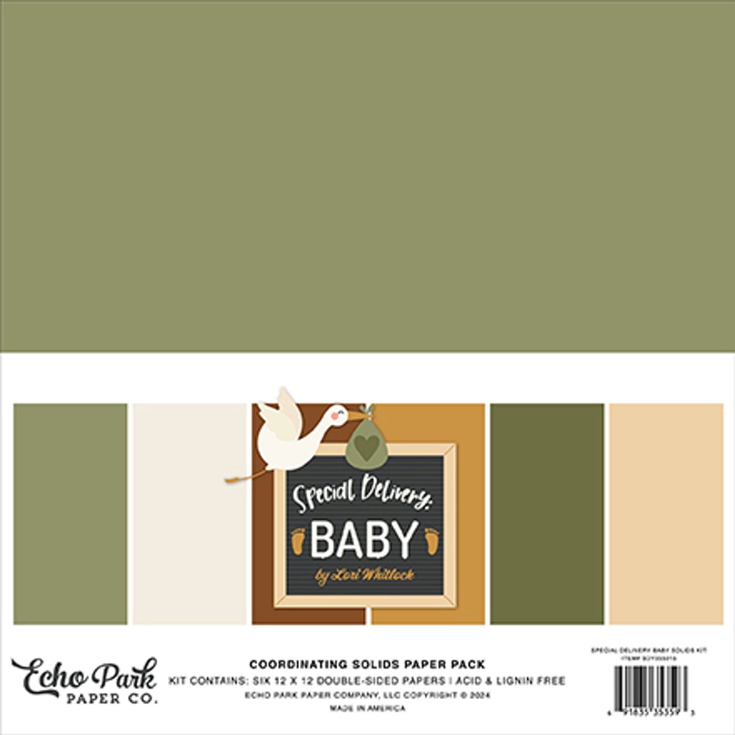 Special Delivery Baby . Coordinating Solids Pack