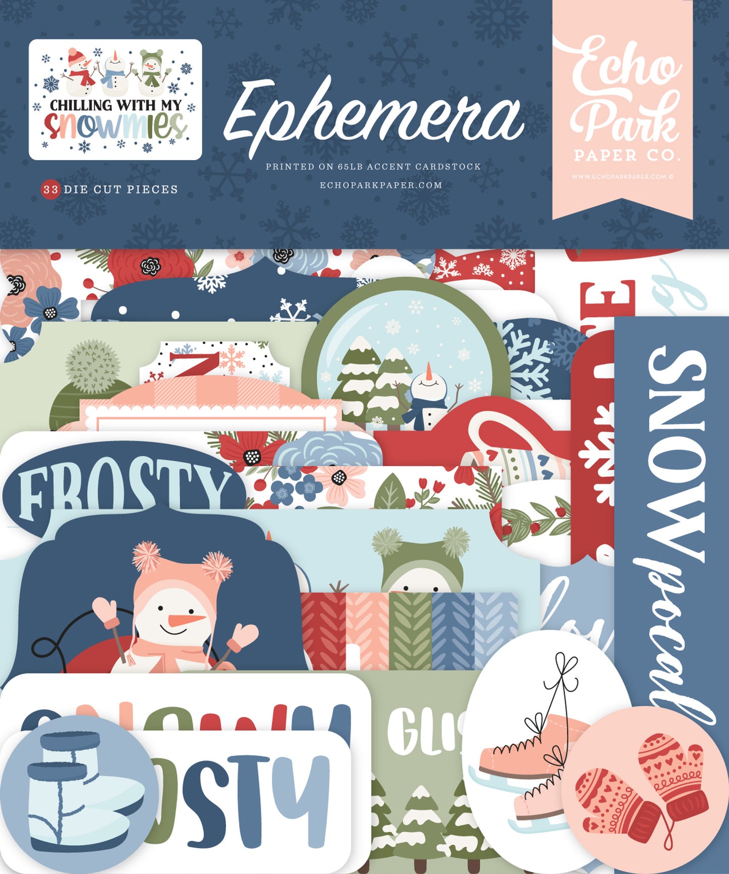 Chilling with my Snowmies . Ephemera