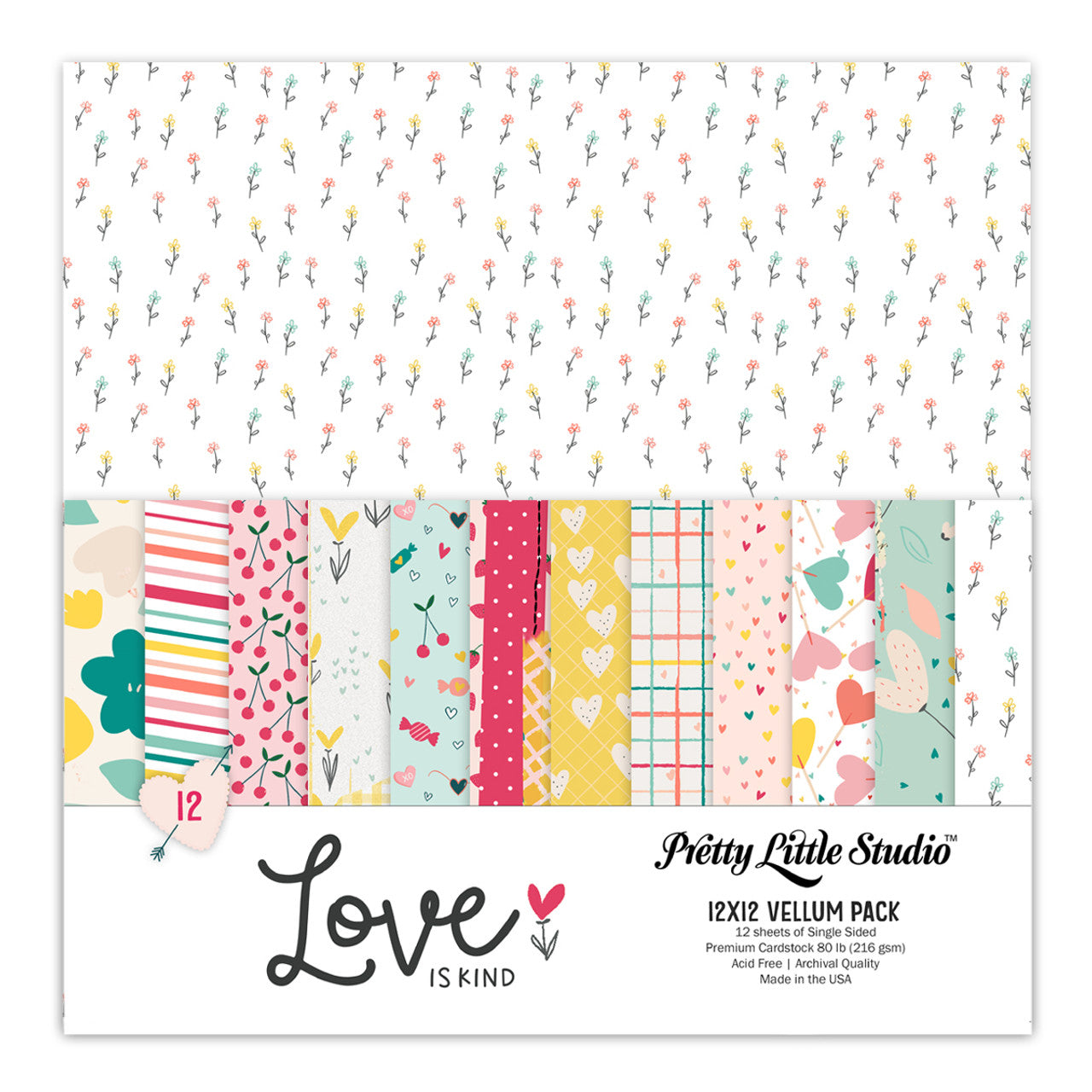 Love is Kind . 12 x 12 Vellum Pack