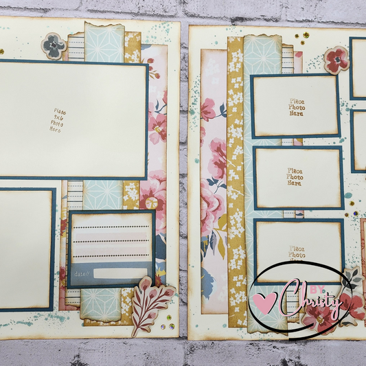 Custom . This is the Best 2 Page 12x12 Scrapbook Layout