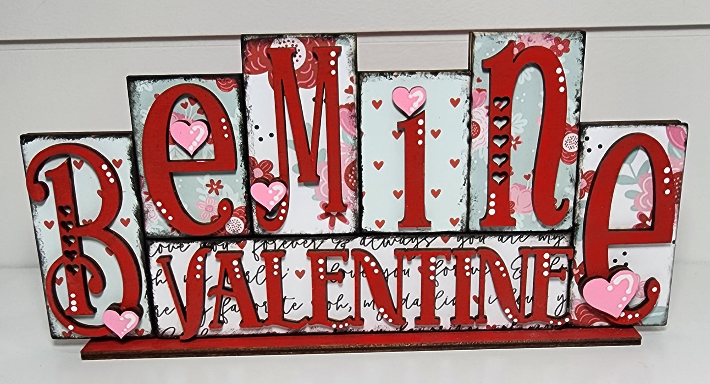 Be Mine Valentine Shelf Sitter . Valentine's Day