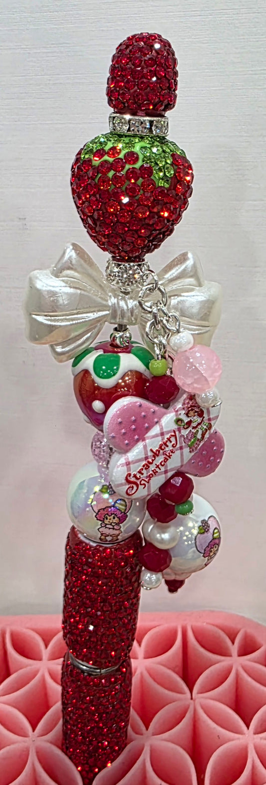 Sparkly Strawberry . Designer Pen