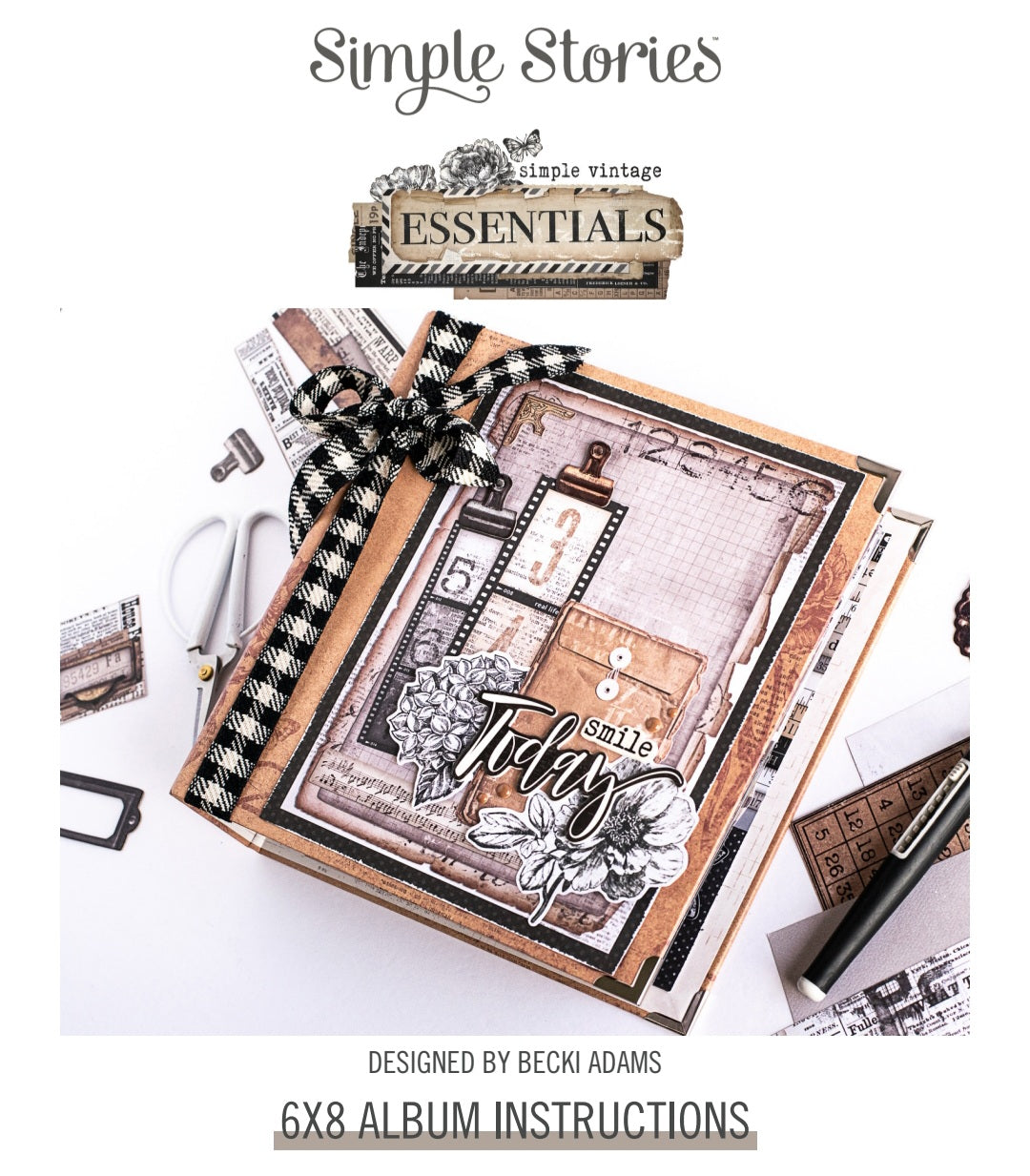 Simple Vintage Essentials Binder . Instructions Only