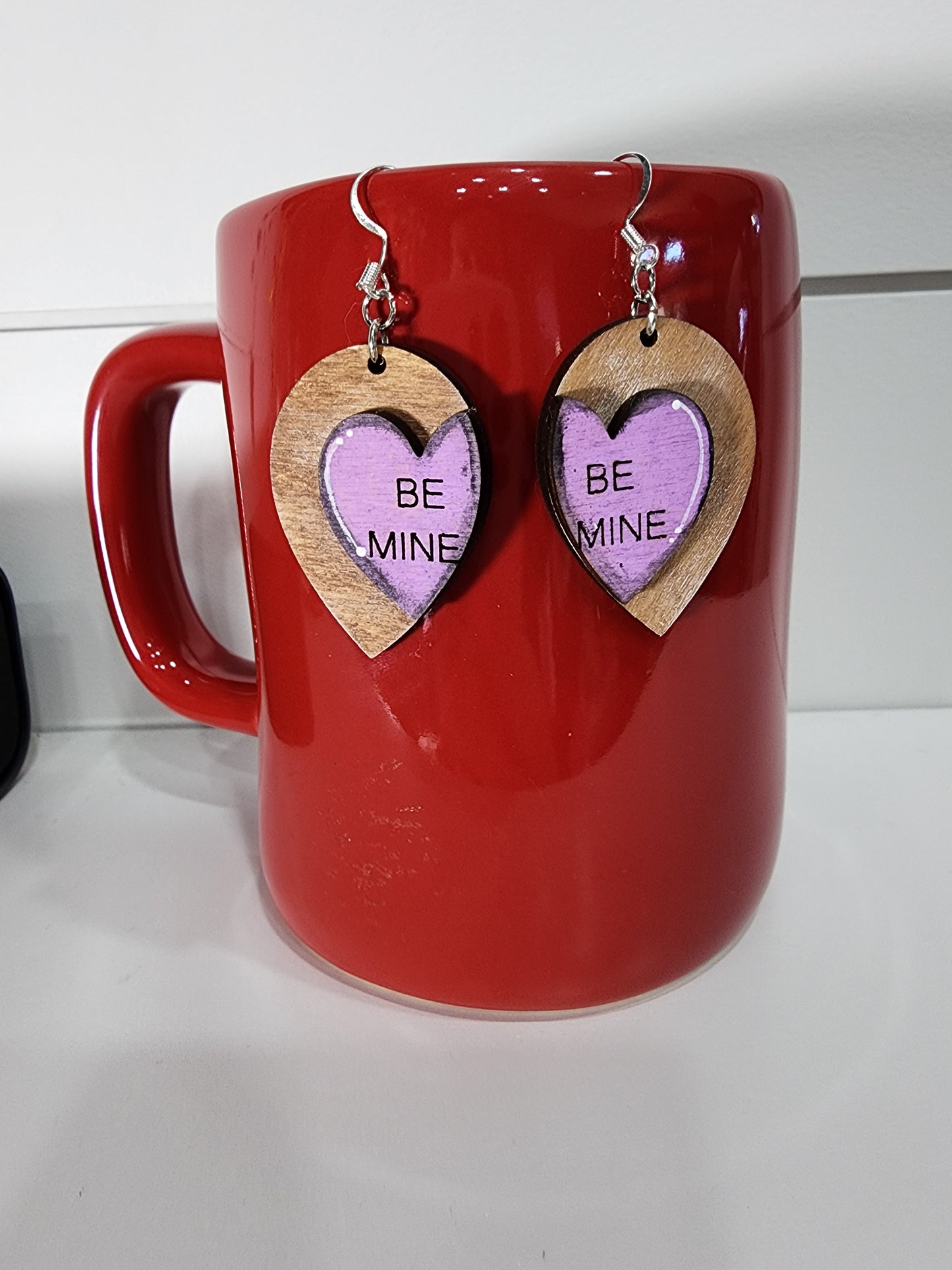 Be Mine . Earrings . Valentine's Day