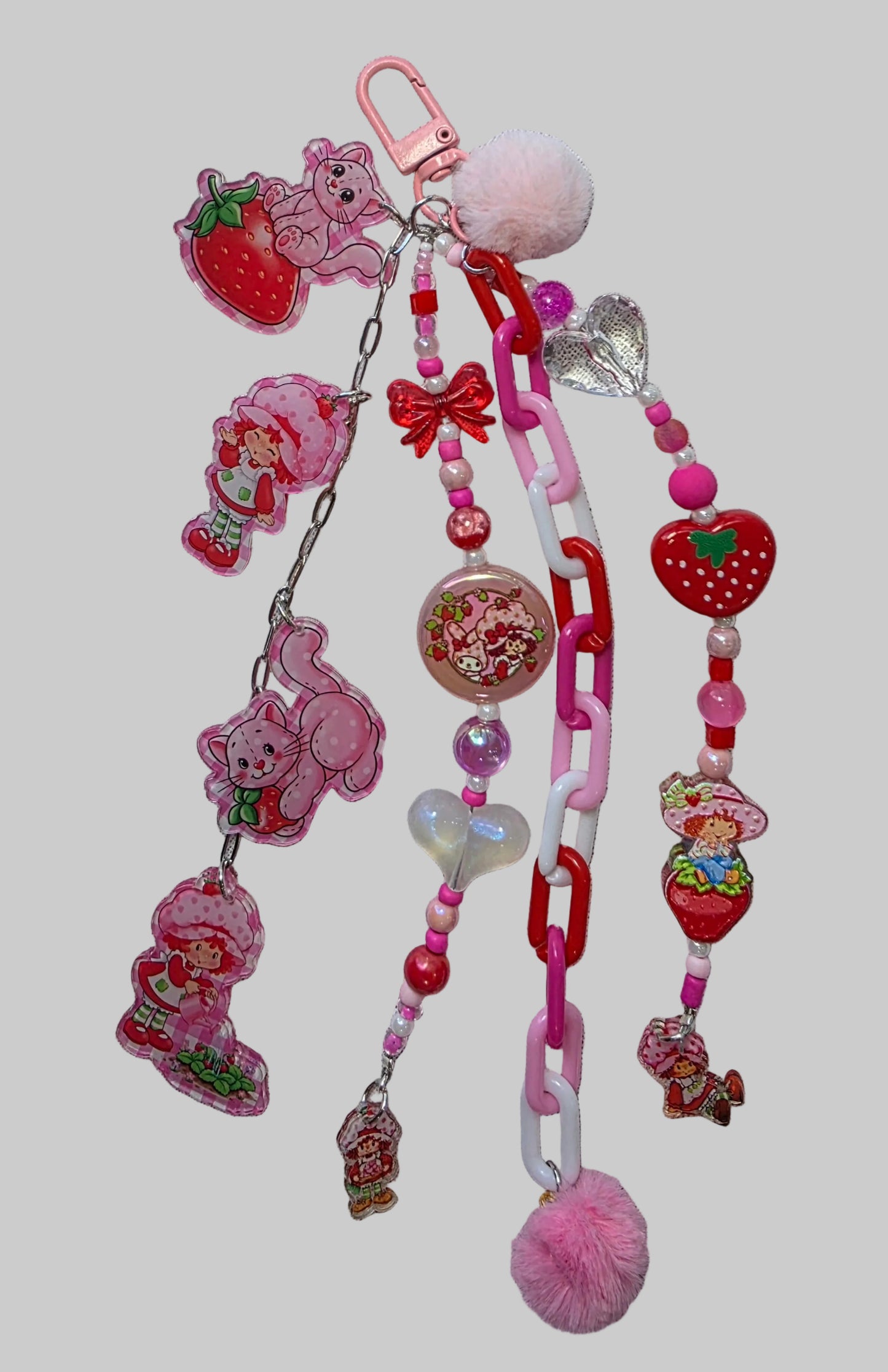 Junk Journal Charm . Strawberry Shortcake